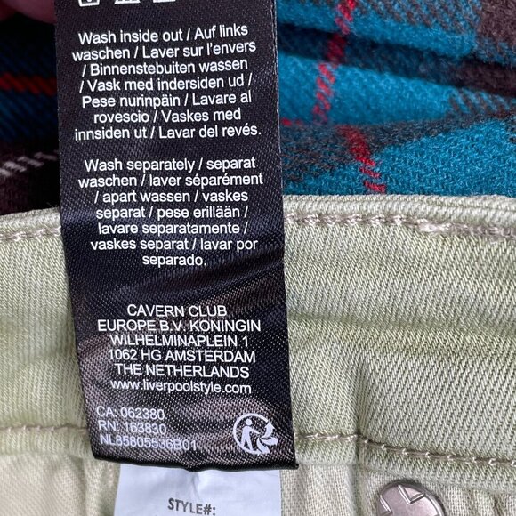 NWT Liverpool Green High Rise Skinny Stretch Ankle Jeans Womens 4/27 Stitch Fix - Picture 15 of 16